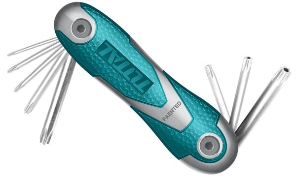 Juego de llaves TORX portátil 8 piezas TOTAL THT1061846