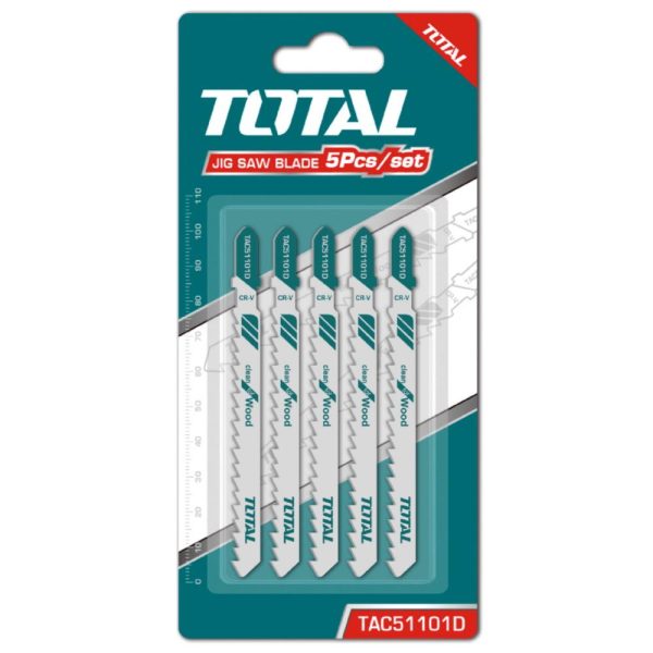 Sierra Caladora 5 piezas para madera (corte limpio) TOTAL TAC51101D