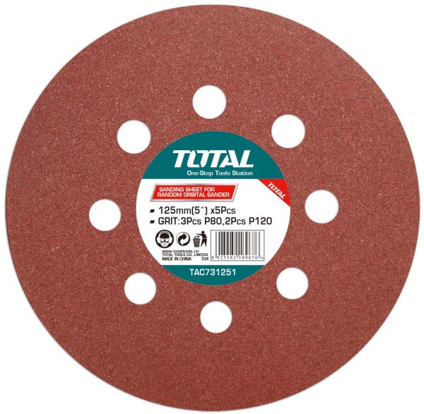 Discos De Lija Adaptable a TF2041501 5 Piezas TOTAL TAC731251