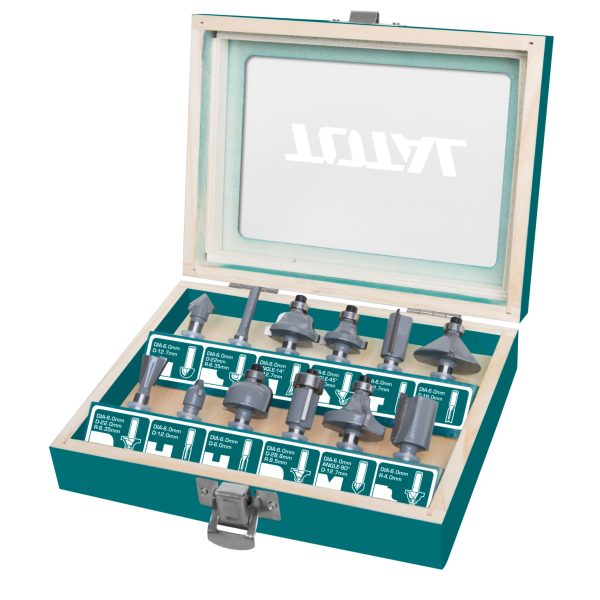 Juego brocas fresado TOTAL TACSR2121