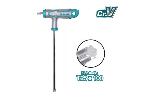 Llave Macho TORX Con Mango "T" (T15x75mm) TOTAL THHW15T150751