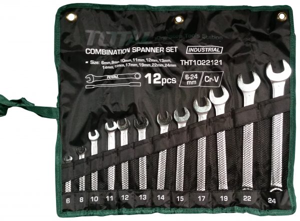 Juego Llave Fija Combinada (12piezas) 6-24mm TOTAL THT1022121