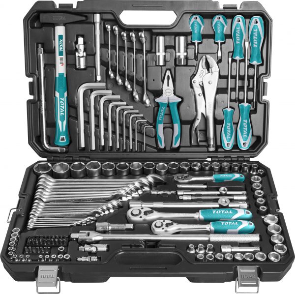Caja Herramientas 142 piezas TOTAL THKTHP21426