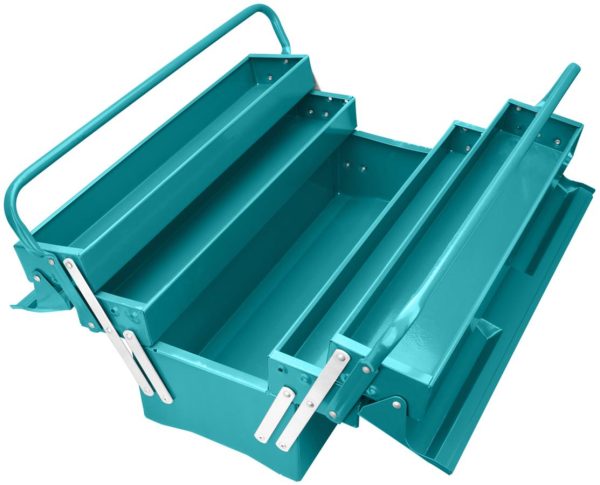 Caja Herramientas Metal Vacía 3 capas TOTAL THT10701