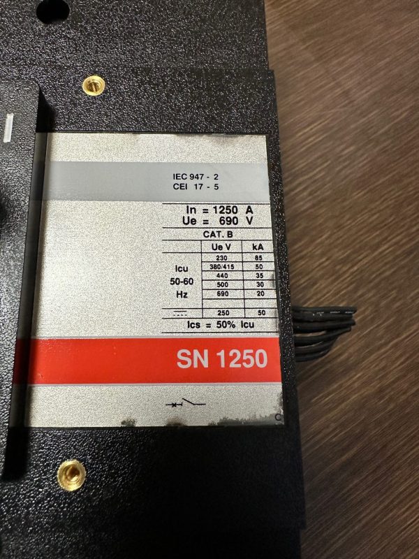ABB Circuit breaker SN 1250 - Image 5