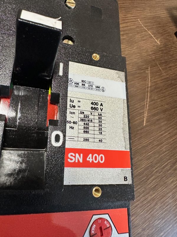 Interruptor Magnetotérmico marca ABB modelo SN 400 - Image 2