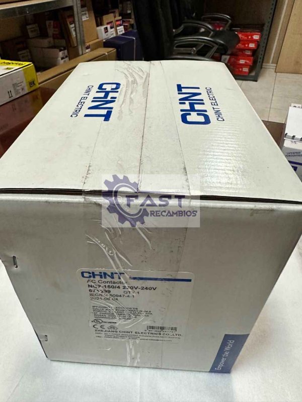 Contactor de 4 polos marca CHINT modelo NC2 150/4 - Image 2