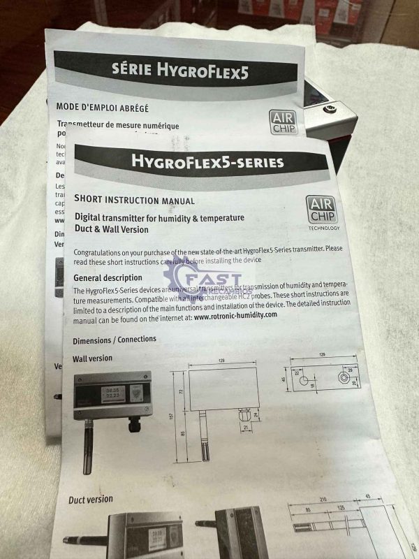 Rotronic humidity detector HF520 - Image 4