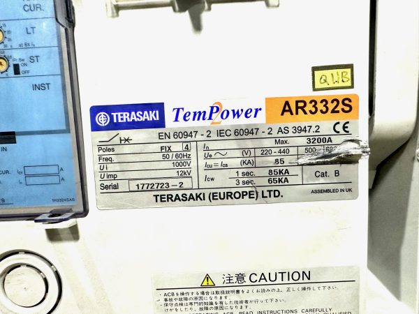 TERASAKI Circuit Breaker AR332S - Image 2