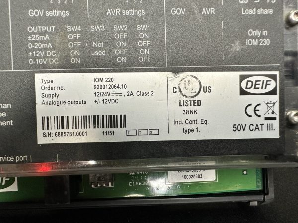 DEIF model IOM 220 - Image 2