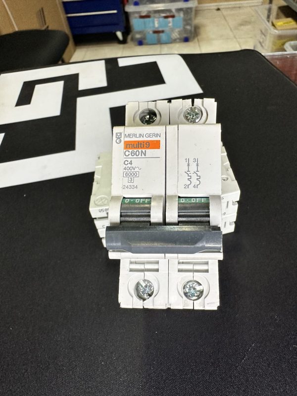 Merlin Gerin Circuit Breaker C60N single phase 4A