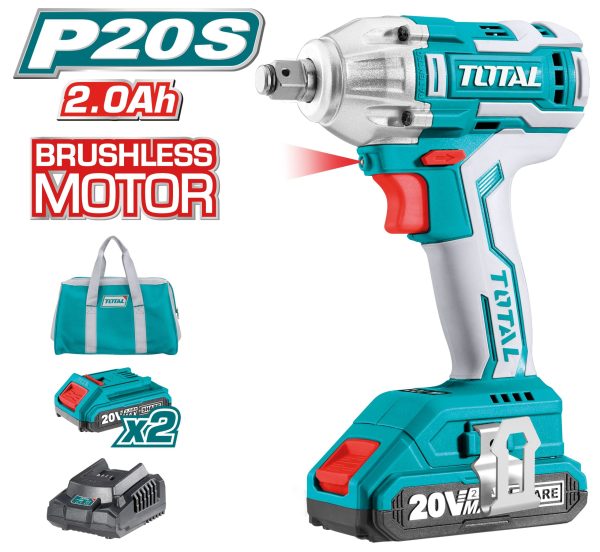 LLAVE IMPACTO 1/2'' BRUSHLESS A BATERÍA TOTAL TIWLI2001