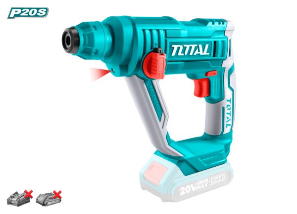 ROTOMARTILLO TALADRO PERCUTOR BATERÍA 20V 1.5J P20S TOTAL TRHLI1601