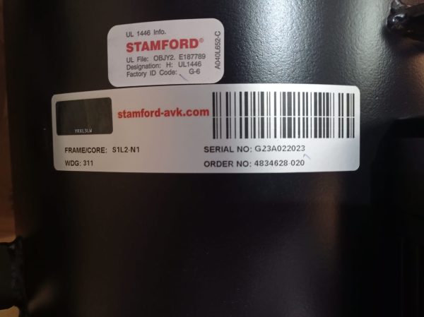 Alternador Stamford 40 kva modelo S1LS N1 - Image 4