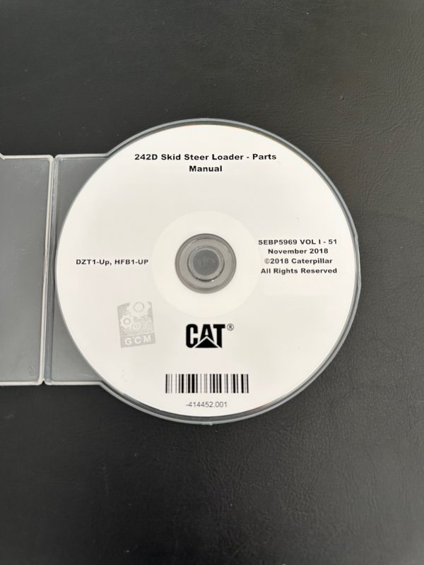 242D Skid Steer Loader VOL51 - Parts Manual