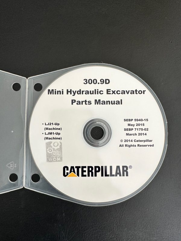 300.9D Mini Hydraulic Excavator - - Parts Manual