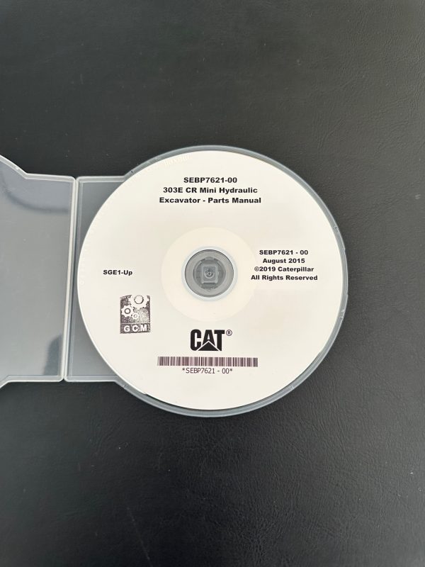 SEBP7621-00 303E CR Mini Hydraulic Excavator - Parts Manual