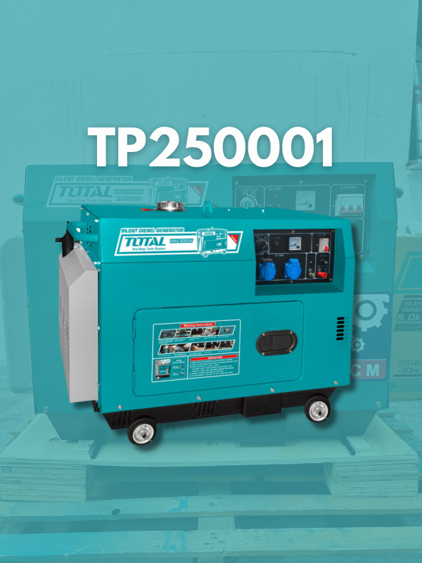 Generador diesel marca TOTAL modelo TP250001