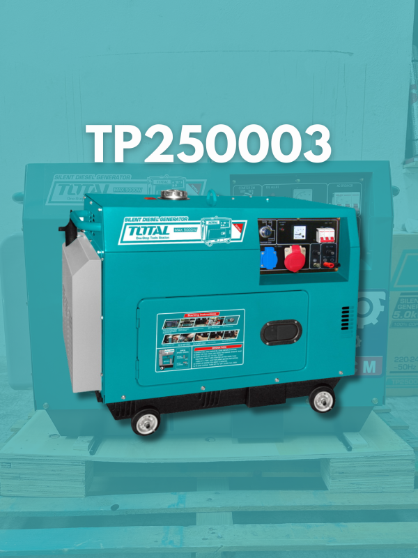 Generador diesel marca TOTAL modelo TP250003