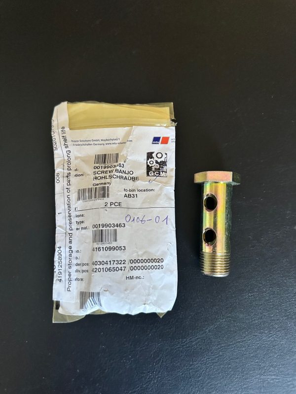 MTU 0019903463 Screw Banjo