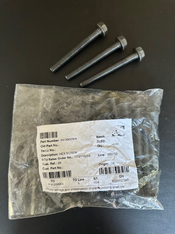 MTU 5419900304 Hex Screw