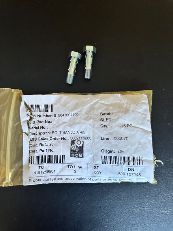 MTU 915047004100 bolt sanjo A 4/5