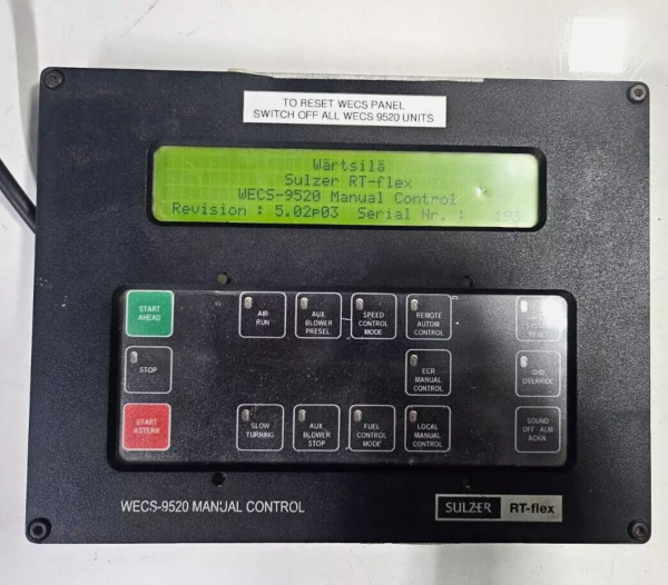 WARTSILA WECS 9520 Manual Control Unit