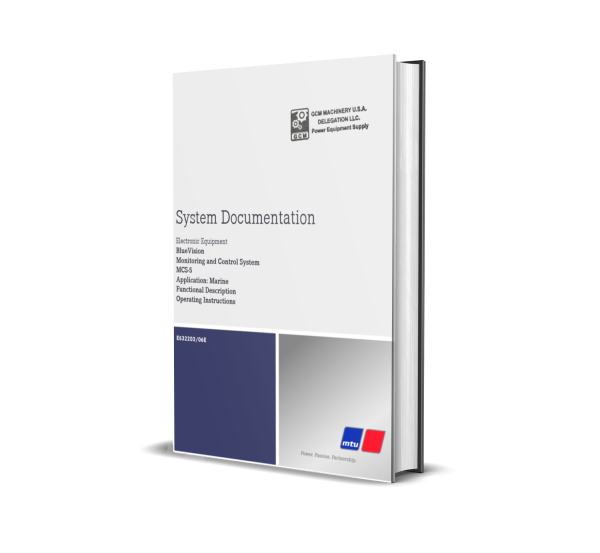 MTU system documentation E532203/06E