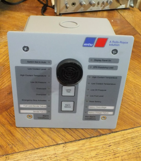 MTU Basler generator remote alarm RDP-110C