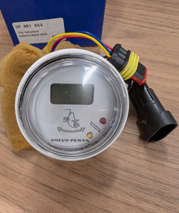 VOLVO PENTA Trim Gauge Instrument White