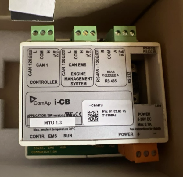 COMAP interface i-CB MTU